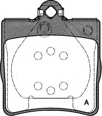 OPEN PARTS bpa067800 -  Комплект тормозных колодок, дисковый тормоз